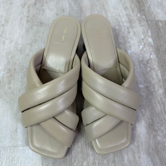 Anine Bing Cade Sandals in Beige Size 36 - Picture 2 of 9